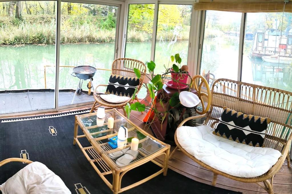 Insolite Peniche Amazonie Canal Du Midi Gardouch Extérieur photo